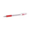 Pilot EasyTouch Stick Ballpoint Pen, Fine 0.7mm, Red Ink, Clear Barrel, PK12 32003